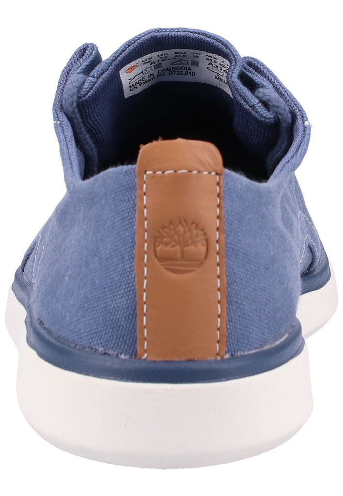 Timberland Halbschuhe Textil Hellblau - surf4shoes
