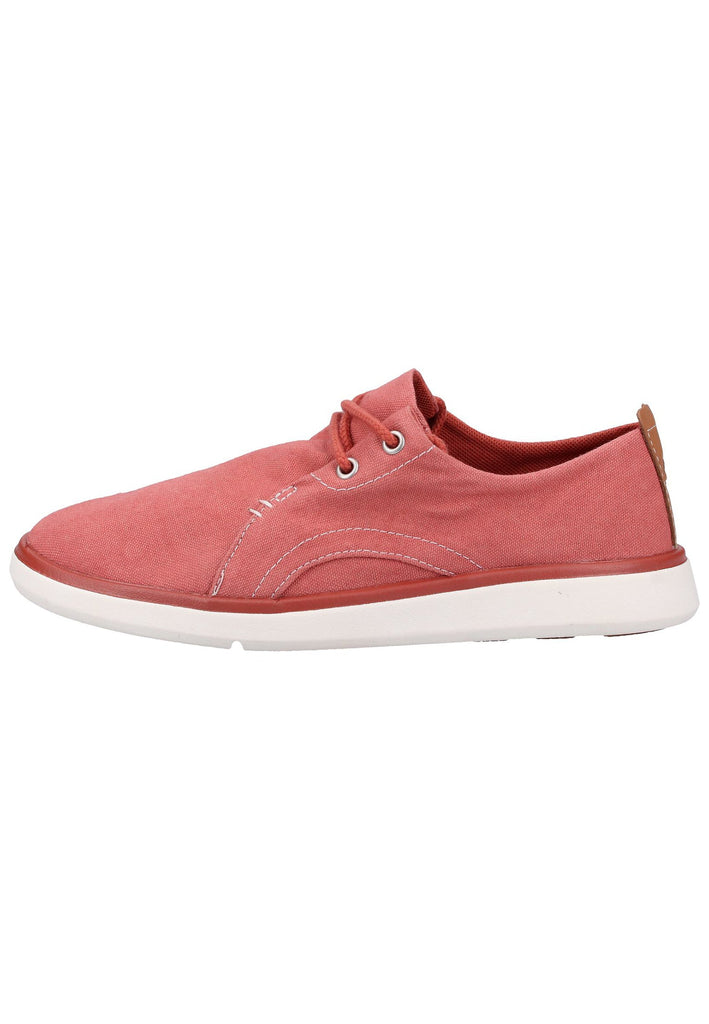 Timberland Halbschuhe Textil Rot - surf4shoes