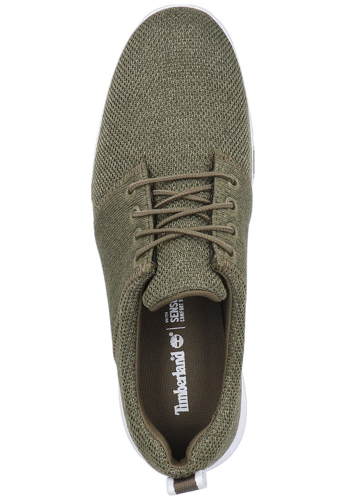 Timberland Sneaker Lederimitat Oliv - surf4shoes