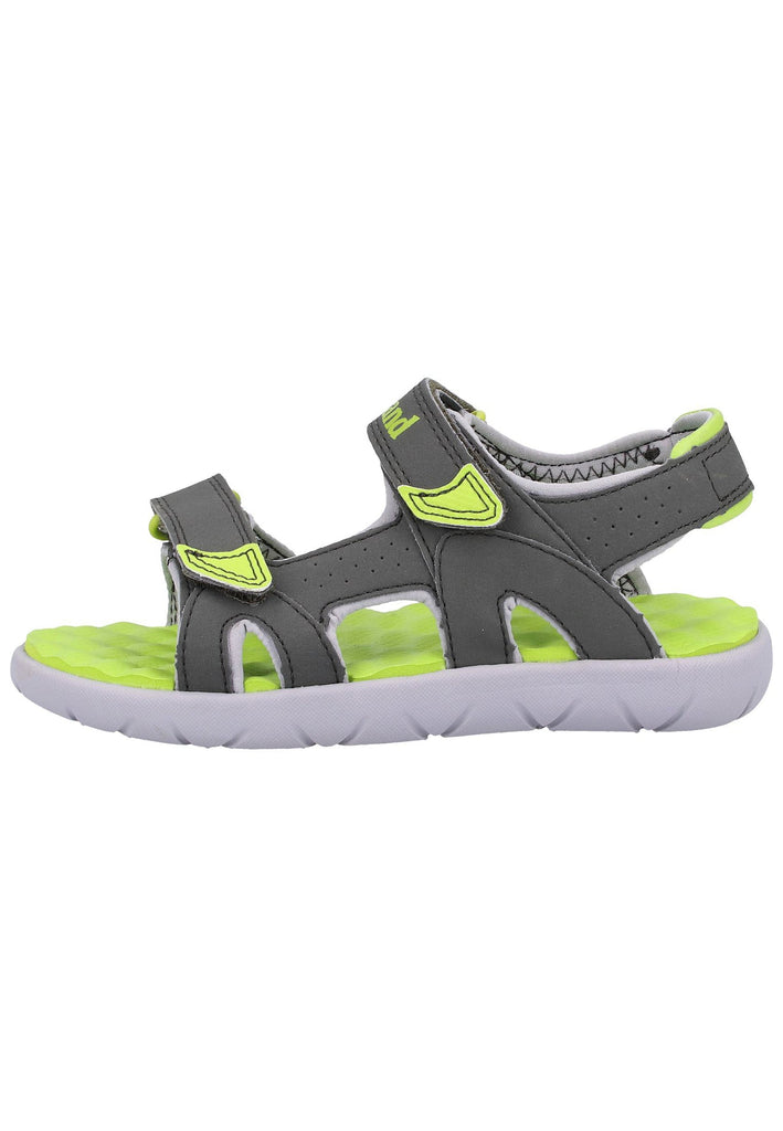 Timberland Sandalen Lederimitat Grau/Grün - surf4shoes