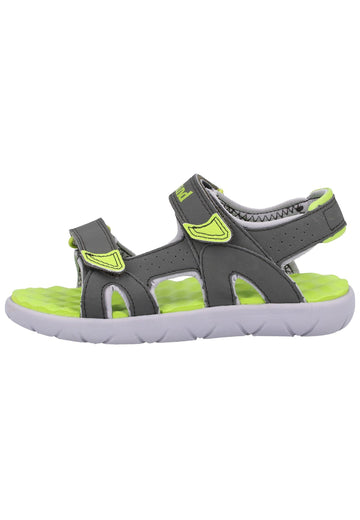 Timberland Sandalen Lederimitat Grau/Grün - surf4shoes