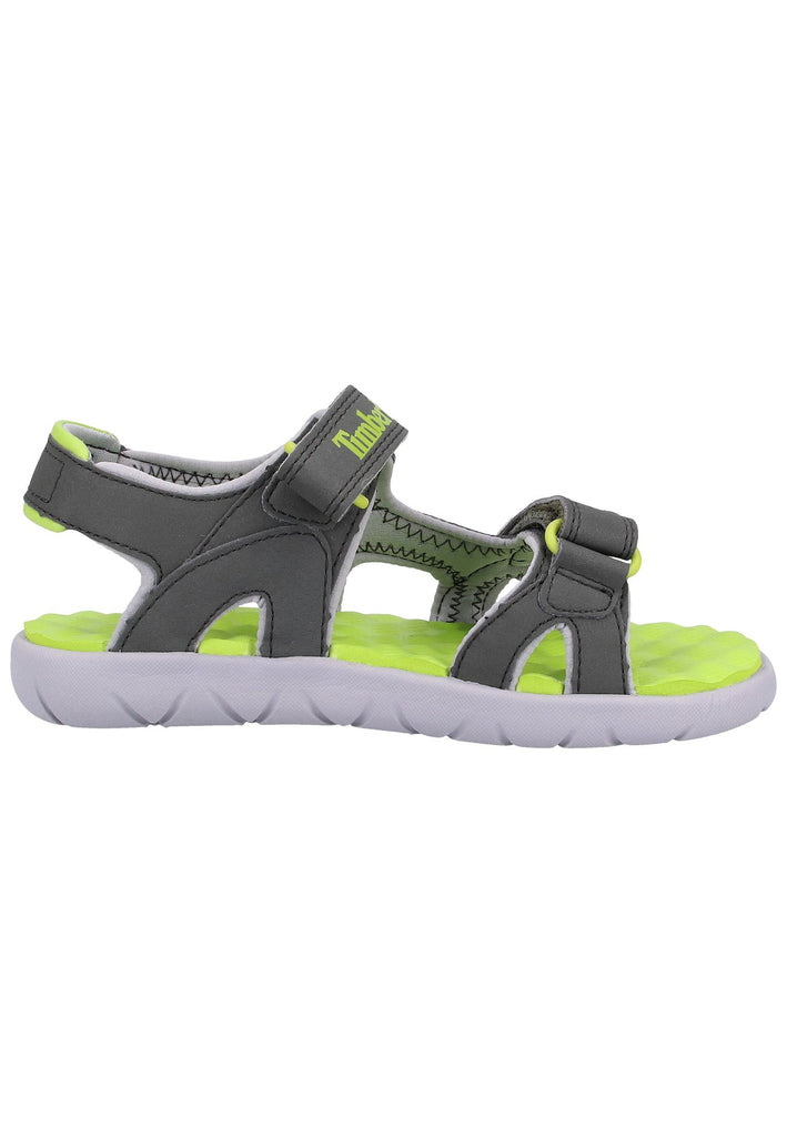 Timberland Sandalen Lederimitat Grau/Grün - surf4shoes