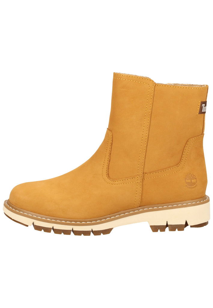 Timberland Stiefelette Leder/Textil Hellbraun - surf4shoes