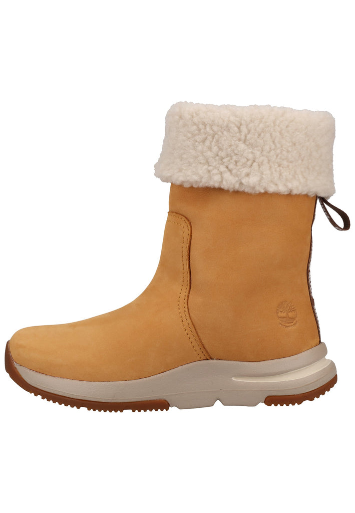 Timberland Stiefelette Leder Gelb Warmfutter - surf4shoes