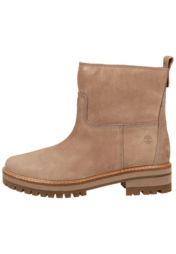 Timberland Stiefelette Leder Taupe Warmfutter - surf4shoes