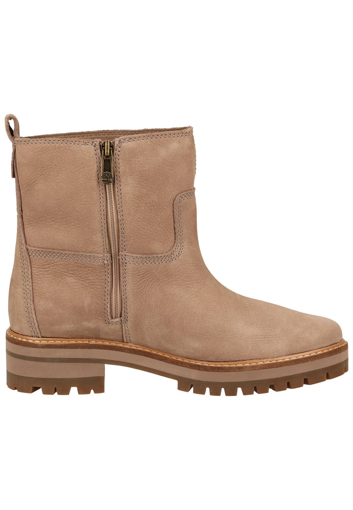 Timberland Stiefelette Leder Taupe Warmfutter - surf4shoes