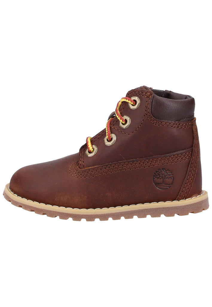 Timberland Stiefelette Leder/Textil Dunkelbraun - surf4shoes