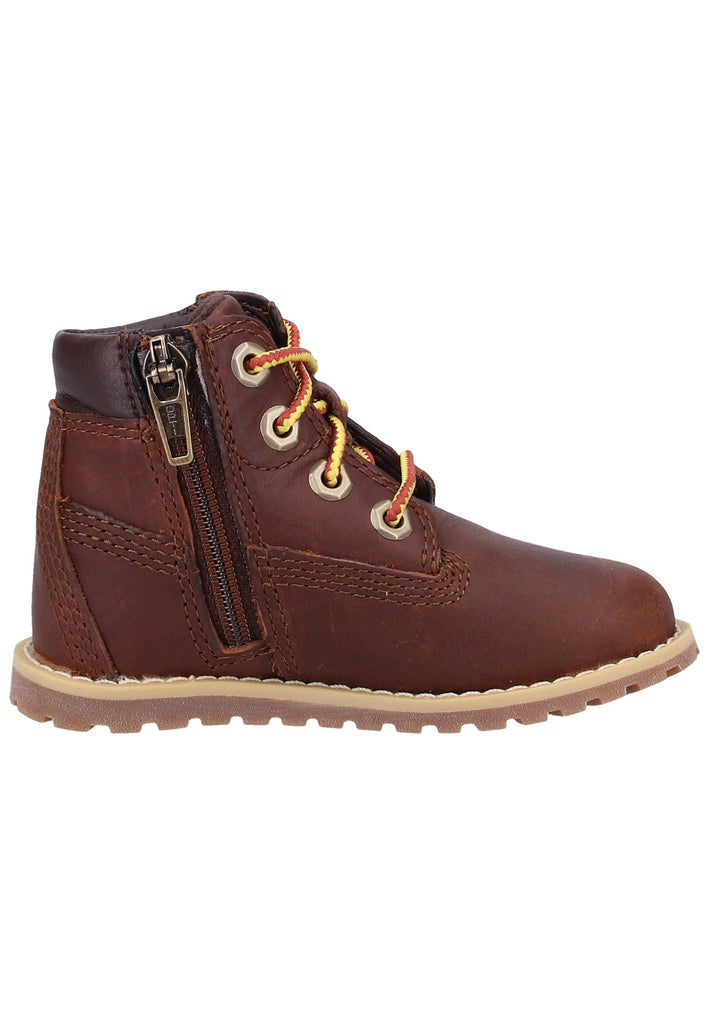 Timberland Stiefelette Leder/Textil Dunkelbraun - surf4shoes
