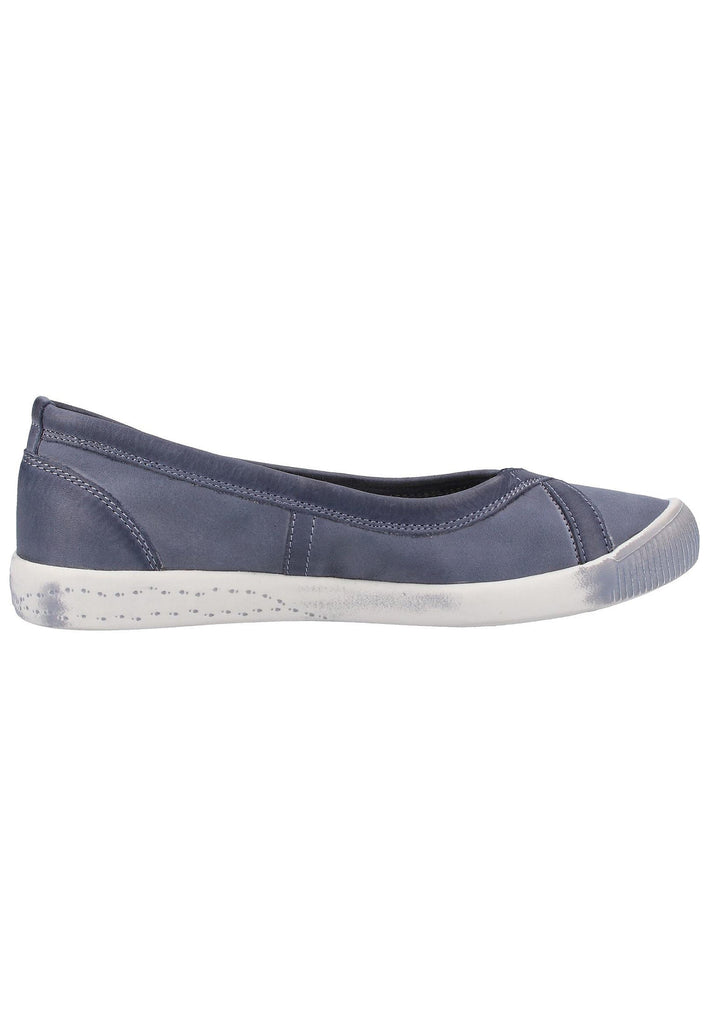 softinos Ballerinas Leder Navy - surf4shoes
