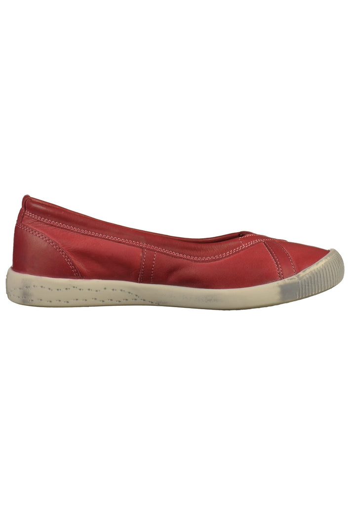 softinos Ballerinas Leder Rot - surf4shoes