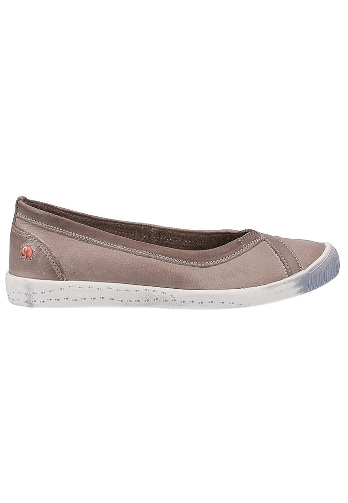 softinos Ballerinas Leder Taupe - surf4shoes