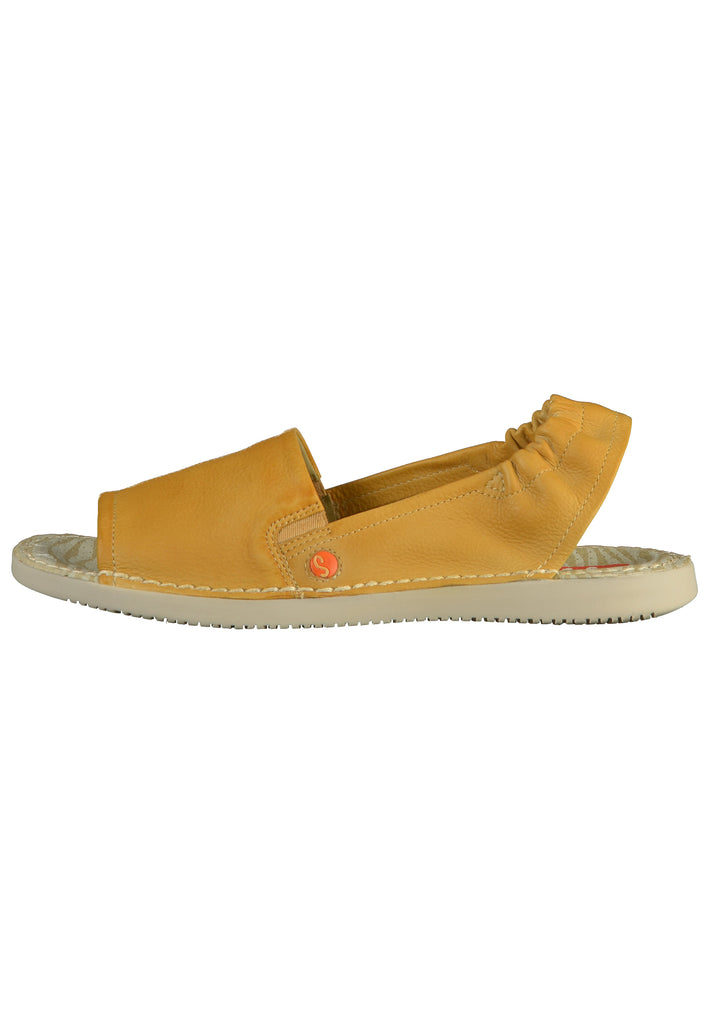 softinos Sandalen Leder Gelb - surf4shoes