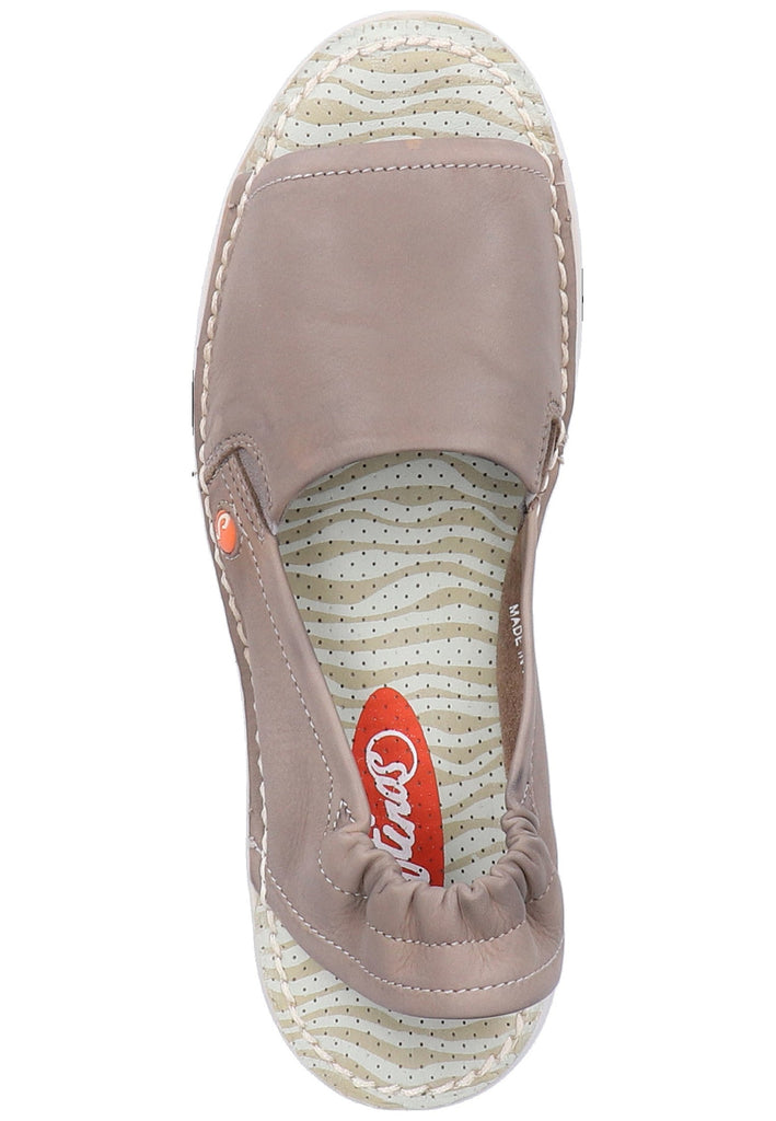 softinos Sandalen Leder Taupe - surf4shoes