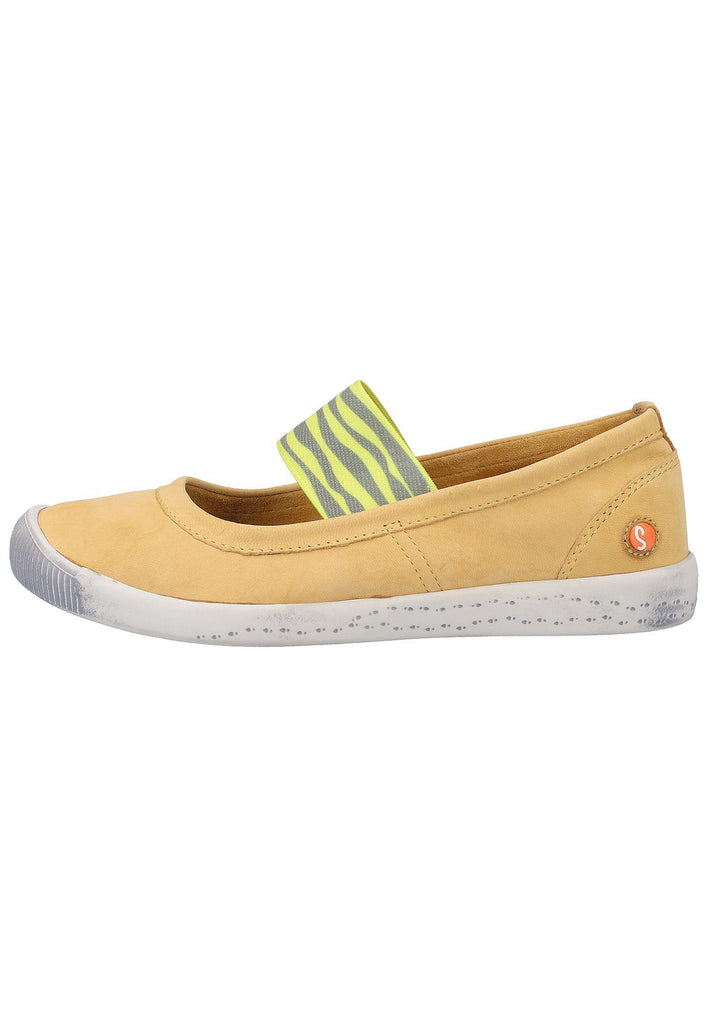 softinos Ballerinas Leder Gelb - surf4shoes