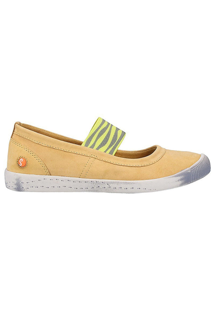 softinos Ballerinas Leder Gelb - surf4shoes