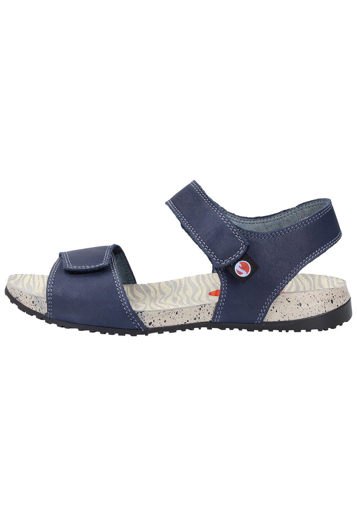 softinos Sandalen Leder Navy - surf4shoes