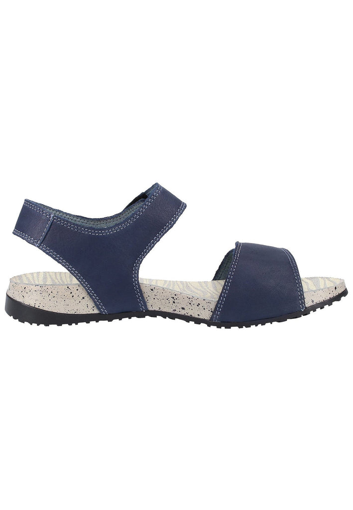 softinos Sandalen Leder Navy - surf4shoes
