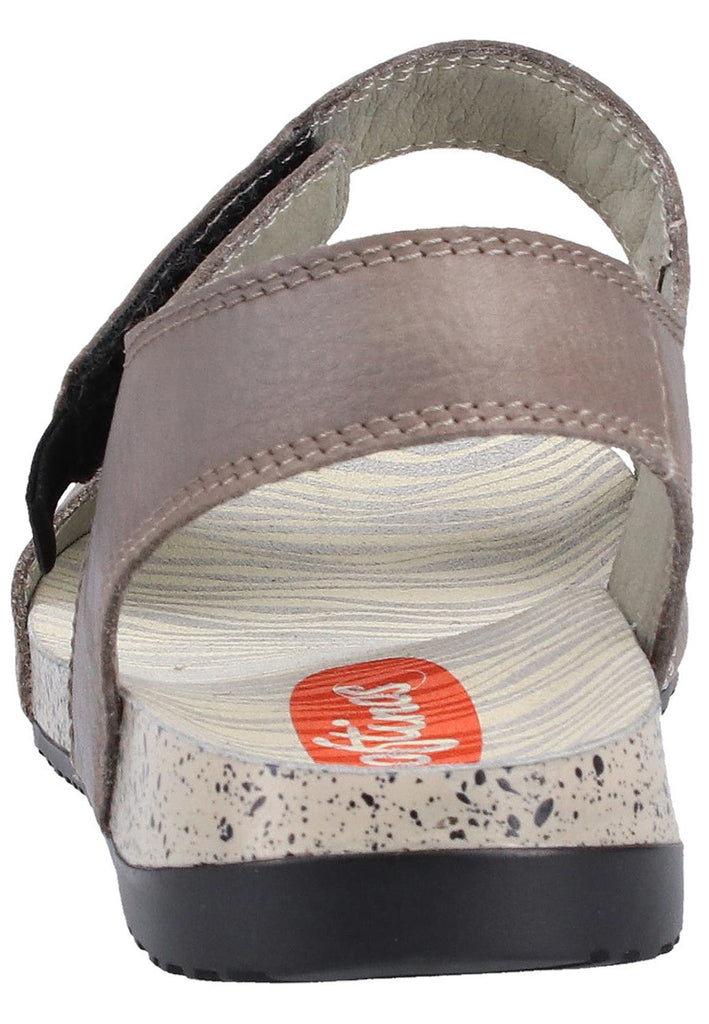 softinos Sandalen Leder Taupe - surf4shoes