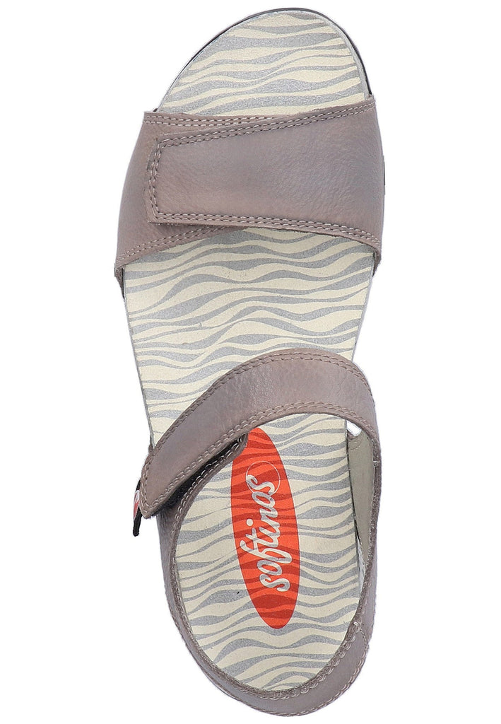 softinos Sandalen Leder Taupe - surf4shoes