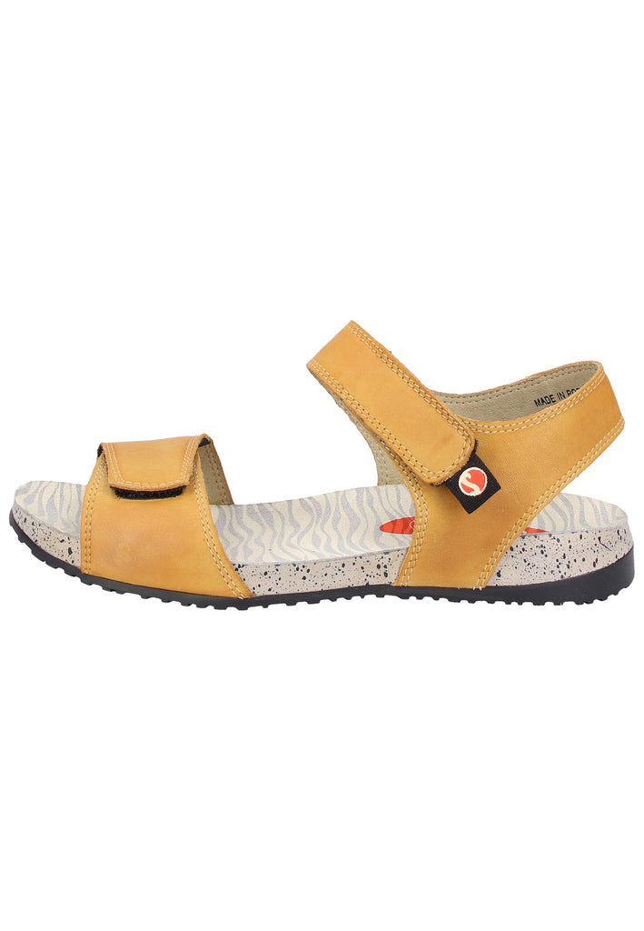 softinos Sandalen Leder Gelb - surf4shoes