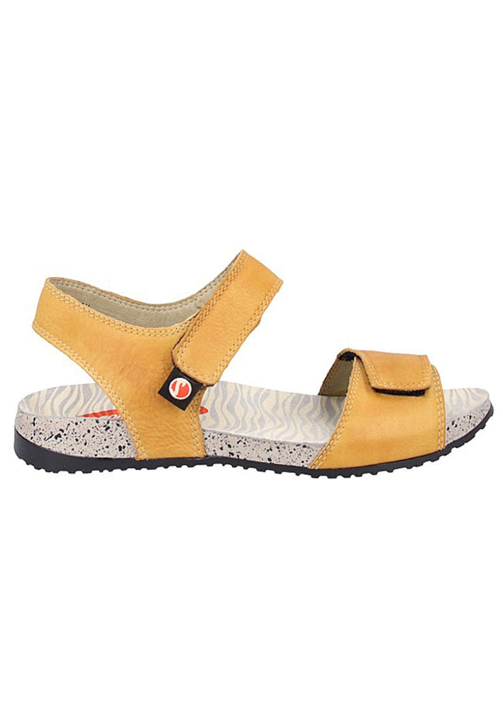 softinos Sandalen Leder Gelb - surf4shoes