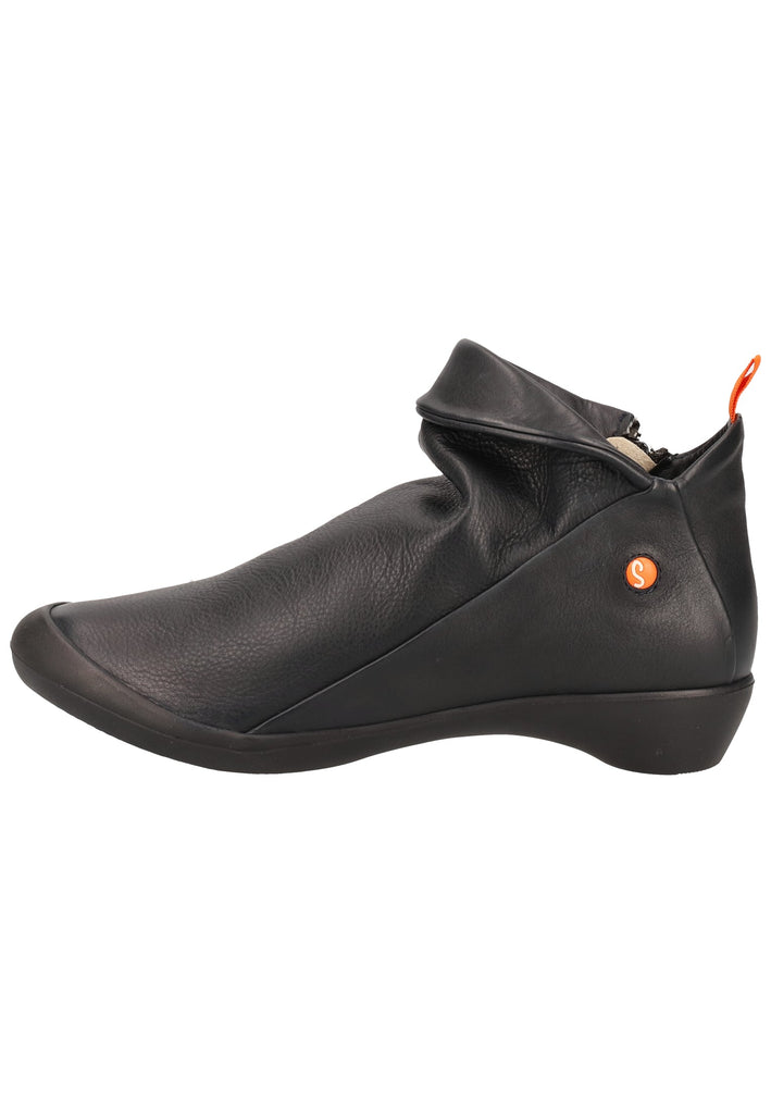 softinos Stiefelette Glattleder Navy - surf4shoes