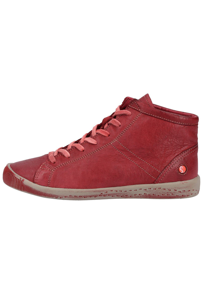 softinos Sneaker Leder Rot - surf4shoes