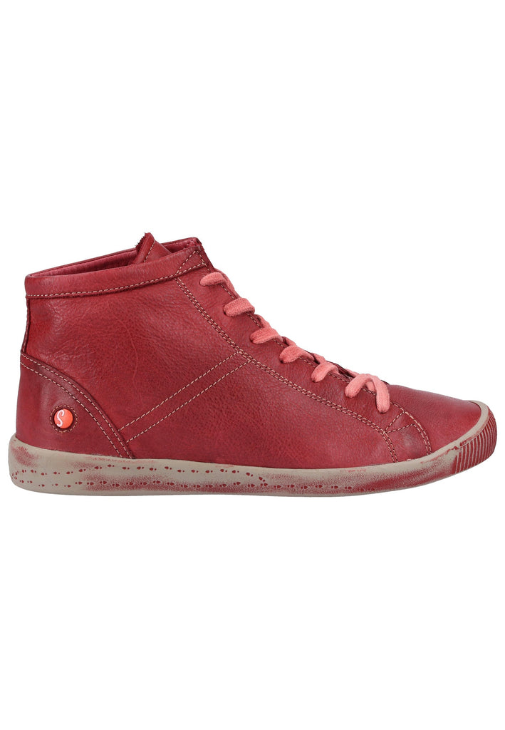 softinos Sneaker Leder Rot - surf4shoes