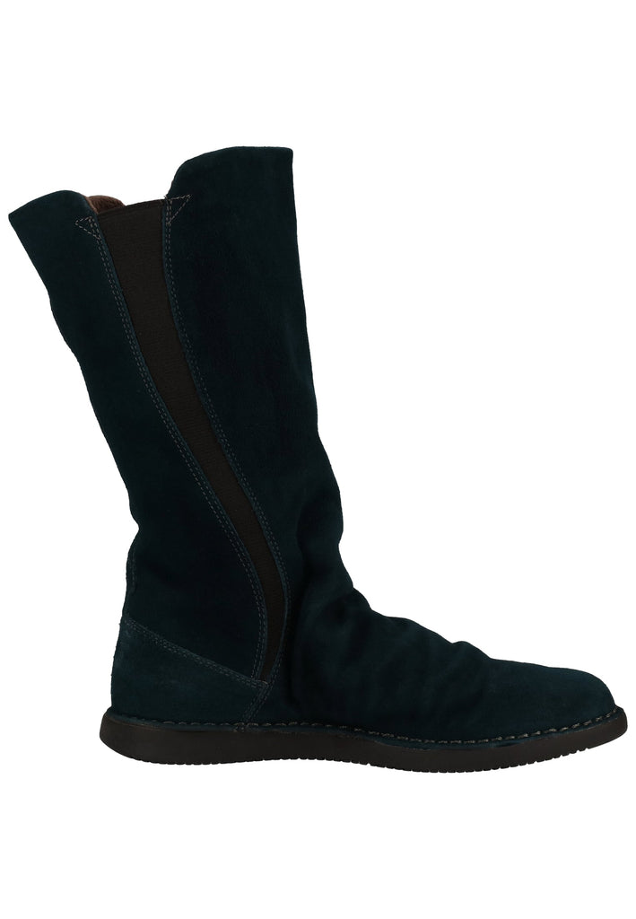 softinos Stiefel Veloursleder Petrol Warmfutter - surf4shoes