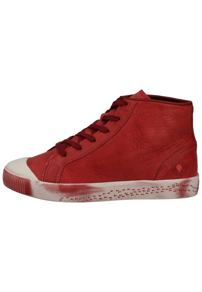 softinos Sneaker Leder Rot - surf4shoes