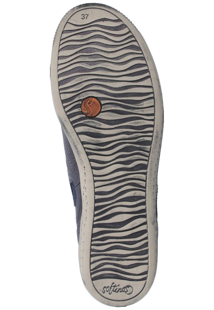 softinos Stiefelette Glattleder Navy - surf4shoes