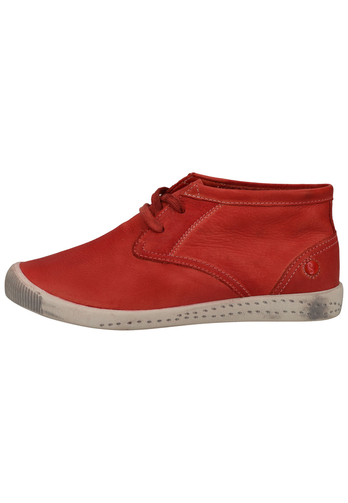 softinos Sneaker Leder Red - surf4shoes