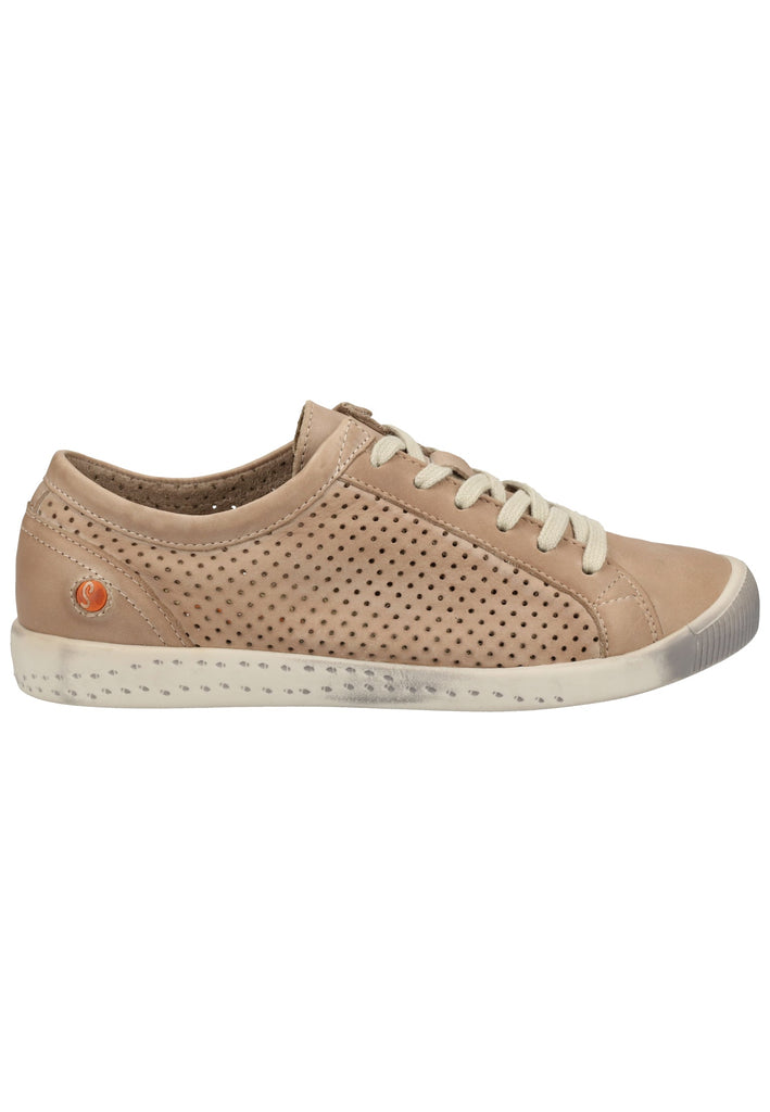 softinos Sneaker Leder Taupe - surf4shoes