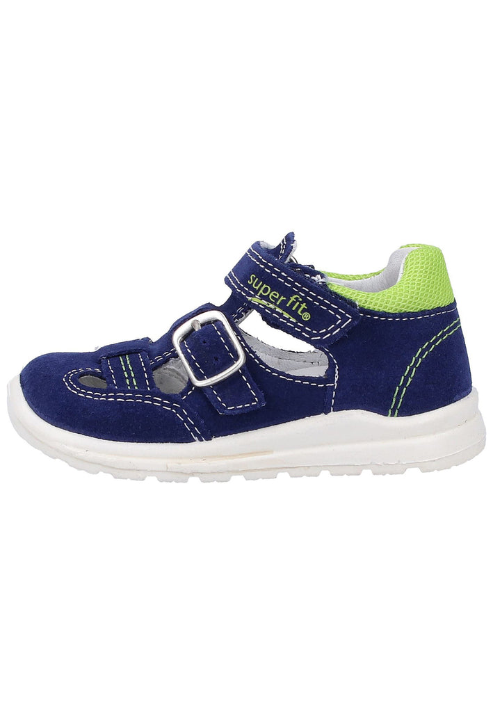 Superfit Halbschuhe Veloursleder/Textil Dunkelblau - surf4shoes