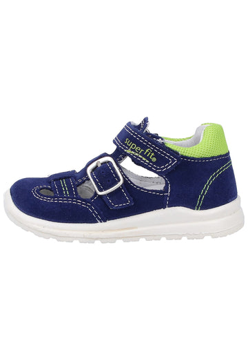 Superfit Halbschuhe Veloursleder/Textil Dunkelblau - surf4shoes