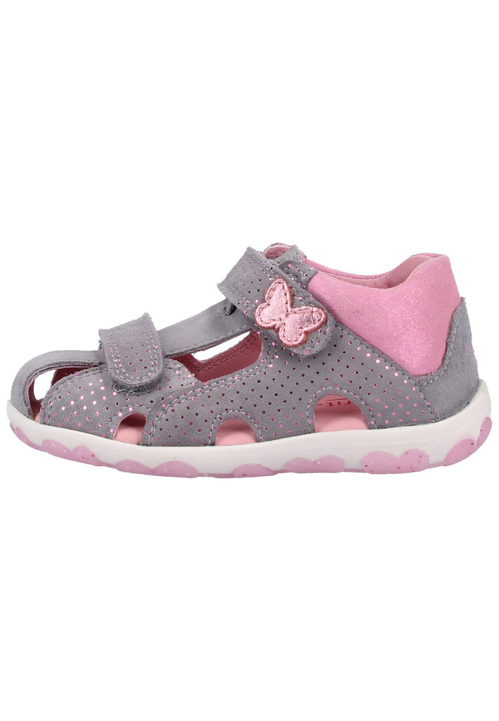 Superfit Halbschuhe Leder Hellgrau - surf4shoes