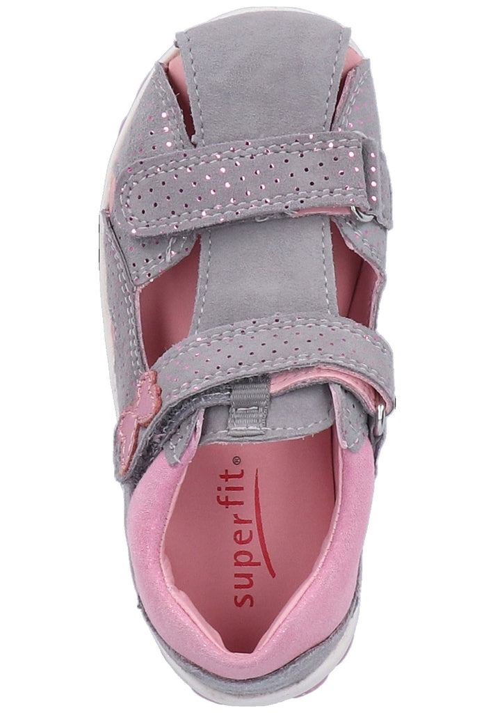 Superfit Halbschuhe Leder Hellgrau - surf4shoes