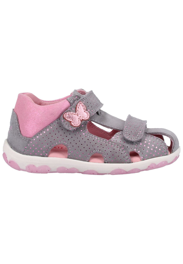 Superfit Halbschuhe Leder Hellgrau - surf4shoes