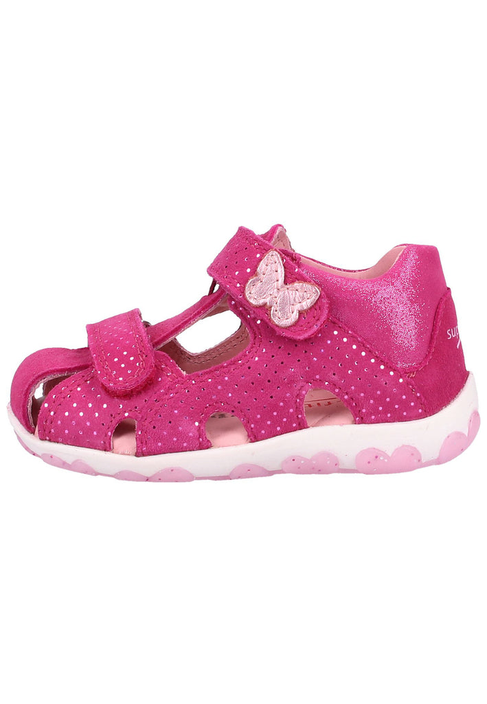 Superfit Halbschuhe Leder Pink - surf4shoes