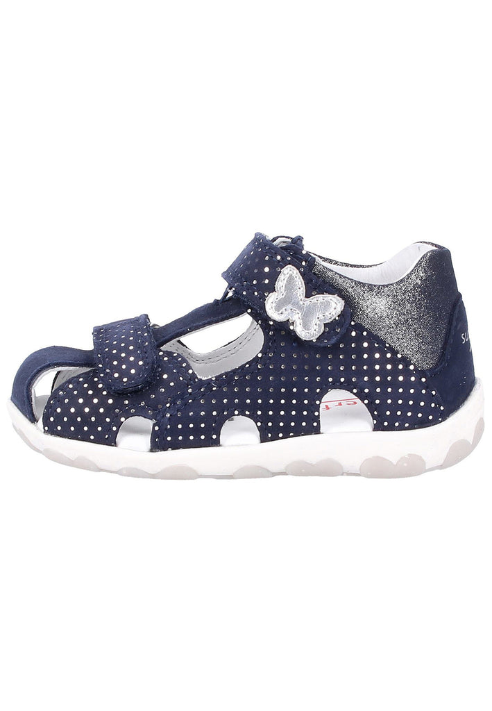 Superfit Halbschuhe Leder Dunkelblau - surf4shoes