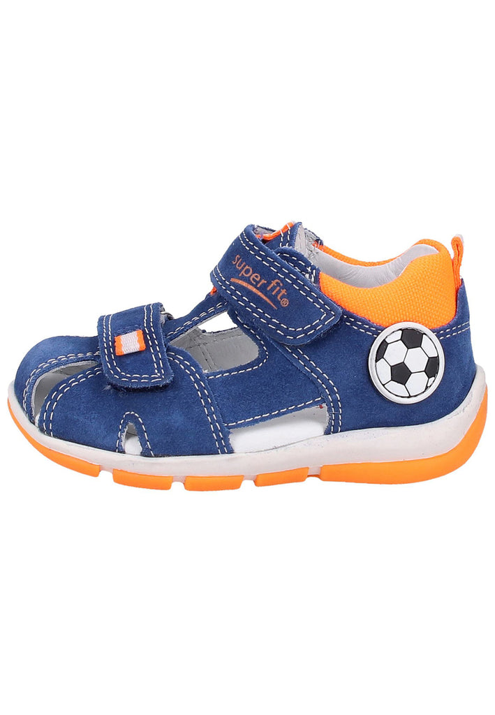Superfit Halbschuhe Veloursleder/Textil Dunkelblau - surf4shoes
