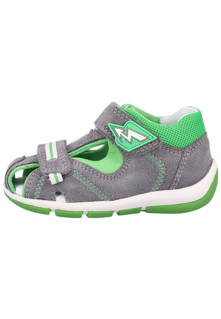 Superfit Halbschuhe Veloursleder/Textil Hellgrau - surf4shoes