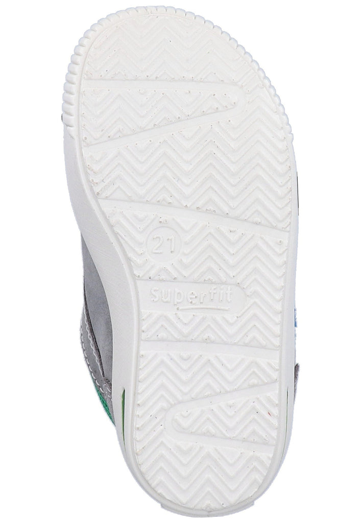 Superfit Halbschuhe Veloursleder/Textil Hellgrau - surf4shoes