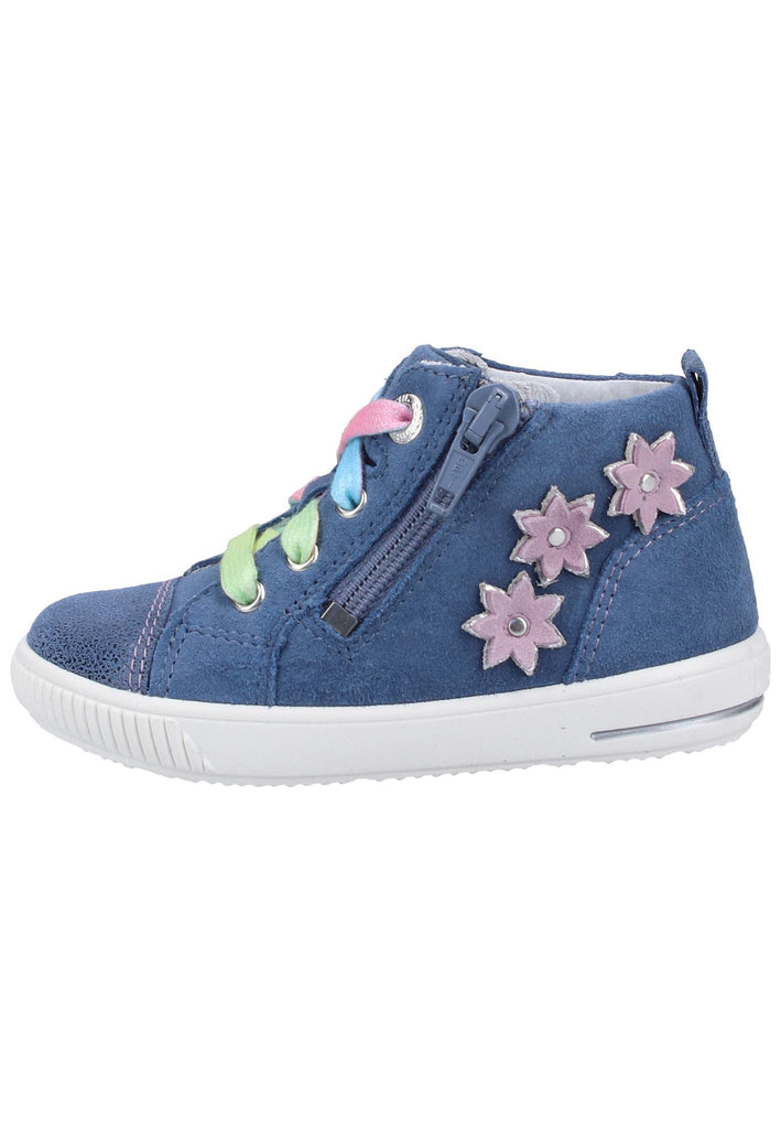 Superfit Halbschuhe Leder Blau - surf4shoes