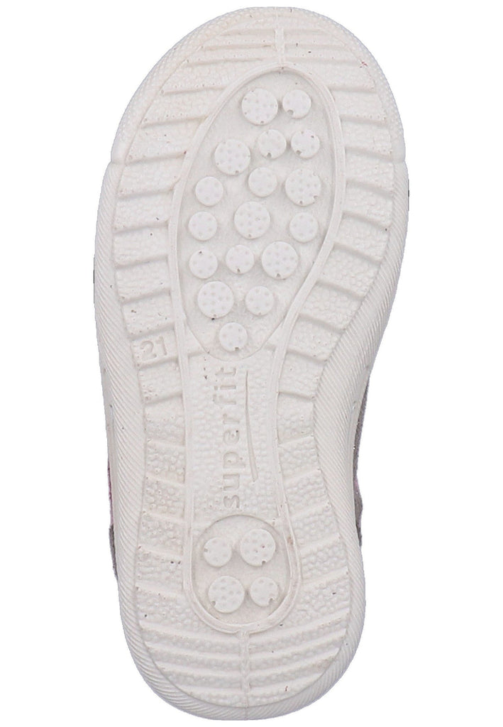 Superfit Halbschuhe Veloursleder Hellgrau - surf4shoes