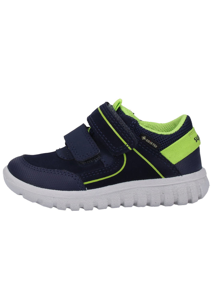 Superfit Halbschuhe Veloursleder Blau/Grün - surf4shoes