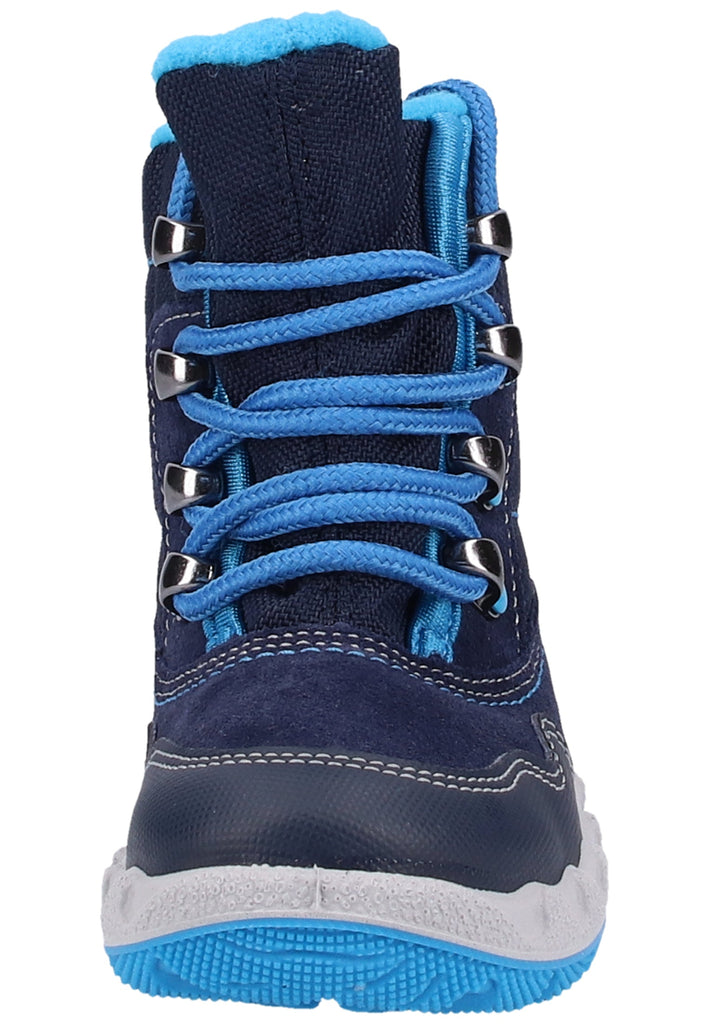 Superfit Stiefel Veloursleder/Textil Blau Warmfutter - surf4shoes