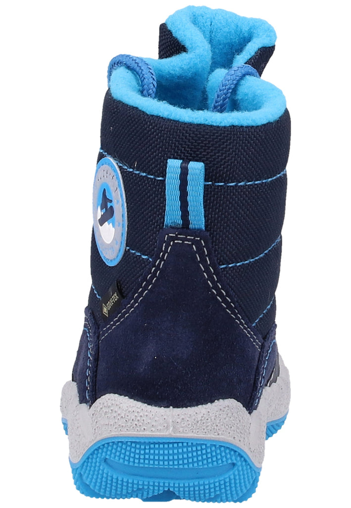 Superfit Stiefel Veloursleder/Textil Blau Warmfutter - surf4shoes