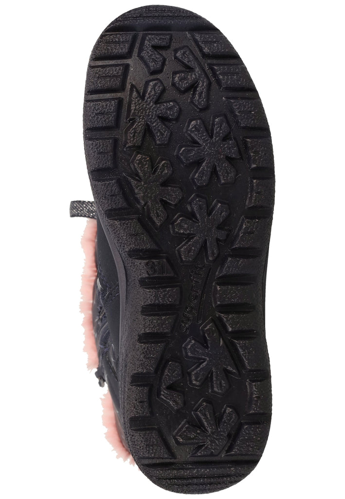 Superfit Stiefel Textil Blau Warmfutter - surf4shoes