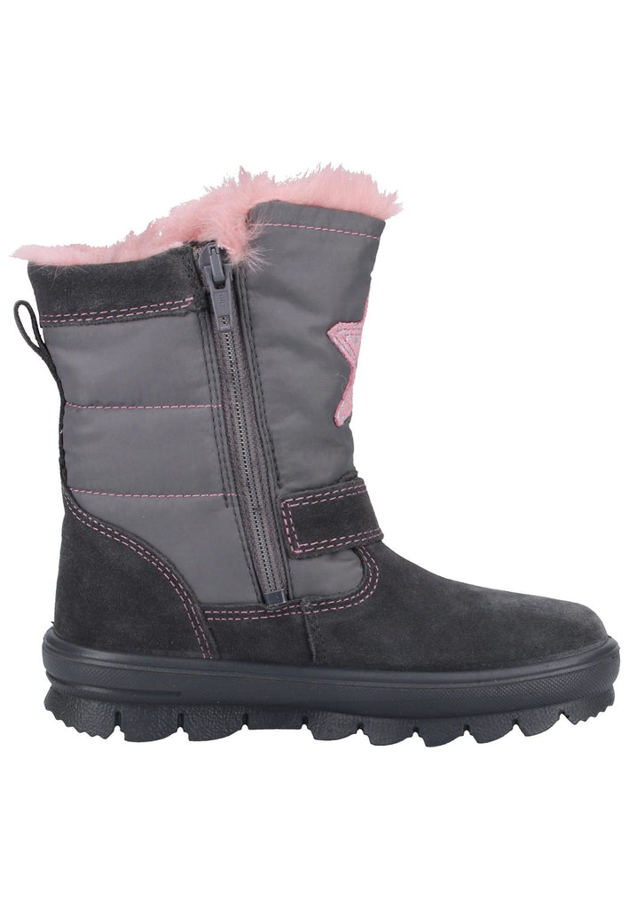 Superfit Stiefel Veloursleder/Textil Grau - surf4shoes